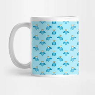 blue owl pattern Mug